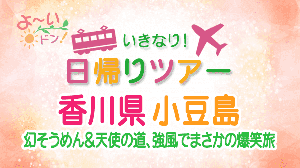 よーいドン いきなり日帰りツアー 香川県 小豆島