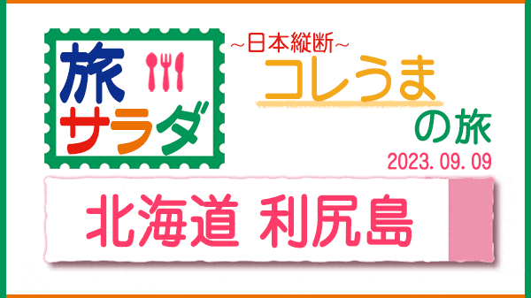 旅サラダ コレうま 北海道 利尻島