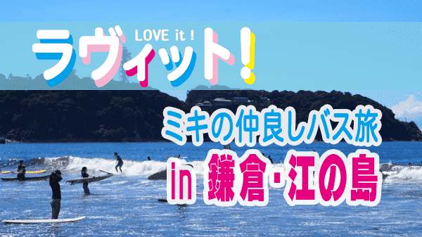 ラヴィット LOVEit ラビット ミキの仲良しバス旅 in 鎌倉 江の島