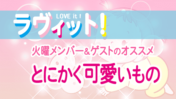 ラヴィット LOVEit ラビット 火曜 オープニング とにかく可愛いもの 赤ちゃんの日