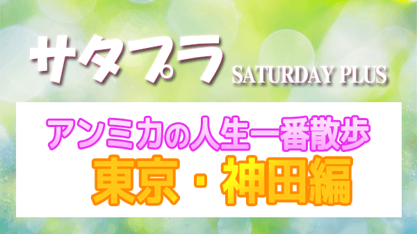 サタプラ サタデープラス アンミカ 人生一番散歩 東京 神田編 下町カレー