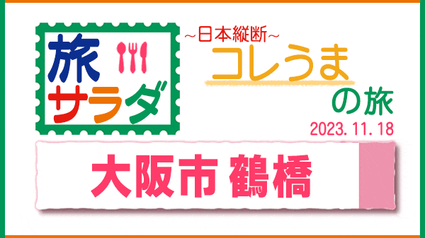 旅サラダ コレうまの旅 大阪市 鶴橋