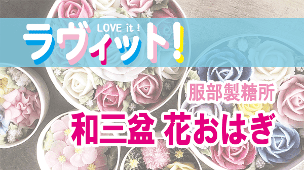 ラヴィット LOVEit ラビット 花おはぎ 服部製糖所 和三盆おはぎ花輝 ballade