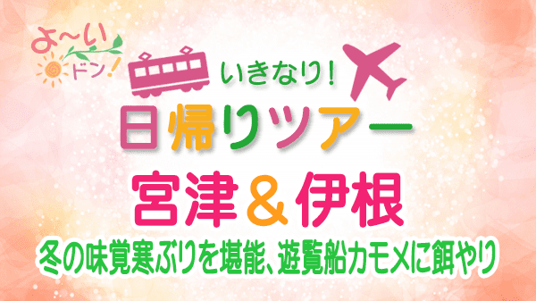 よーいドン いきなり日帰りツアー 京都府 宮津 伊根