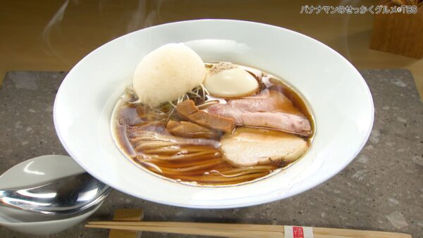 バナナマンのせっかくグルメ 北海道 札幌市 NOUILLES JAPONAISE とくいち 醤油ラーメン