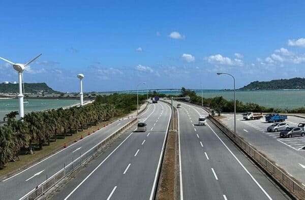 沖縄 うるま市　海中道路