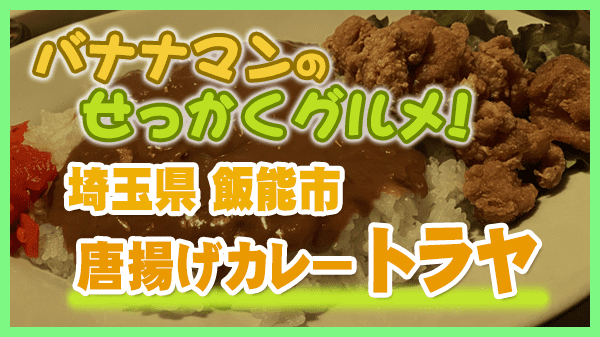 バナナマンのせっかくグルメ 埼玉県 飯能市 唐揚げカレー トラヤ 老舗喫茶店