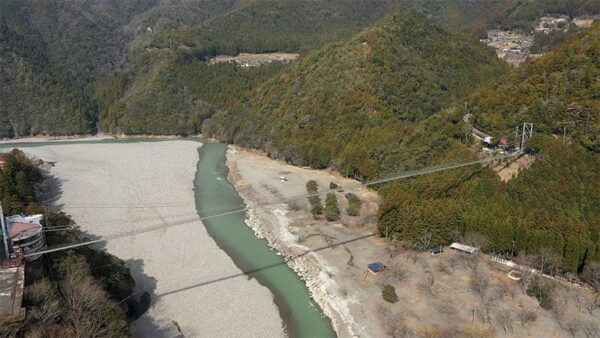 奈良県 十津川村 谷瀬の吊り橋