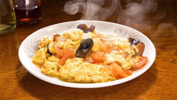 東京 本駒込 町中華 中華料理 兆徳 トマト玉子炒め
