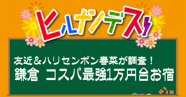 ヒルナンデス 鎌倉 1万円台で泊まれるコスパ宿