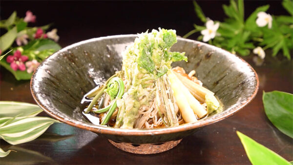 ベスコングルメ 松本市 草菴 別館 中町 井Say 山菜蕎麦