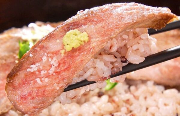 箱根 宮ノ下 いろり家 足柄牛のステーキ丼 ロース