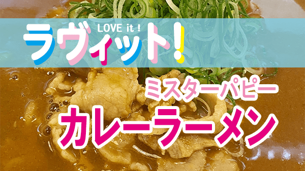 ラヴィット LOVEit ラビット ミスターパピー カレーラーメン