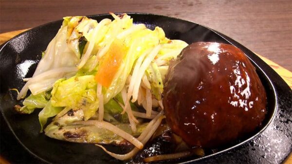安城市 れすとらん仔馬 秋葉本店 ハンバーグ焼セット S