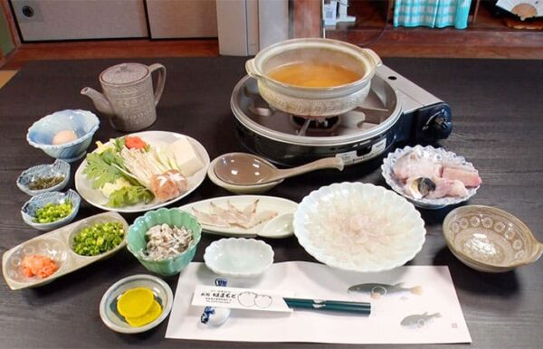 福井県 小浜市 グルメ民宿 はまもと 若狭ふぐランチ