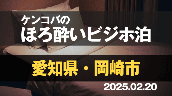 ケンコバのほろ酔いビジホ泊 愛知県 岡崎市 ビジネスホテル 居酒屋