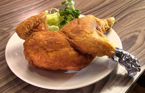 新潟市 鳥専門店 せきとり 半身から揚げカレー味