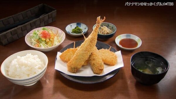 バナナマンのせっかくグルメ 神奈川 鎌倉市 灯りダイニング アジフライ