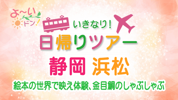 よーいドン いきなり日帰りツアー 静岡 浜松