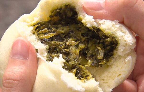 熊本 阿蘇 つけもの処 健蔵 阿蘇高菜まんじゅう