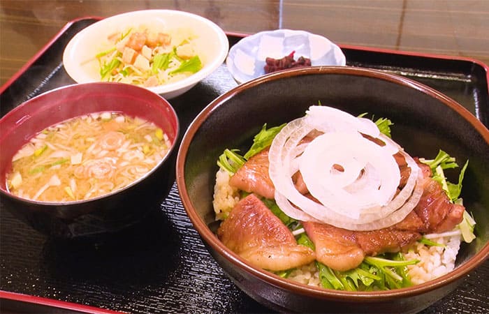 山梨県 甲府市 高野牛肉店 甲州牛ステーキ丼