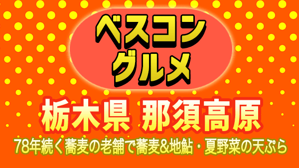 ベスコングルメ 栃木県 那須高原 蕎麦 チーズ