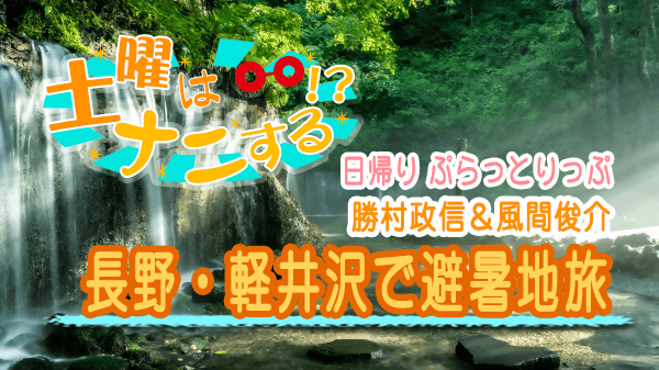 土曜はナニする 日帰り ぷらっとりっぷ 勝村政信 風間俊介 長野 軽井沢 避暑地旅