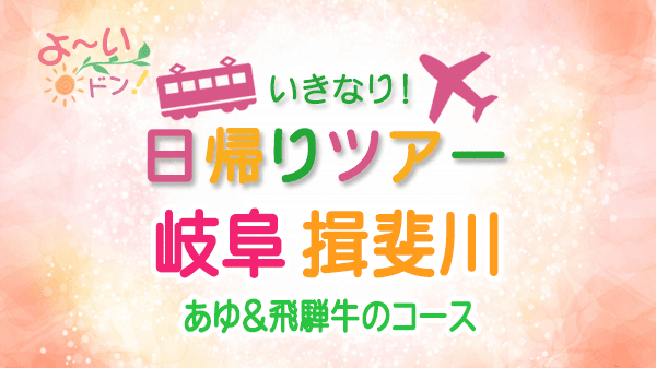 よーいドン いきなり日帰りツアー 岐阜 揖斐川