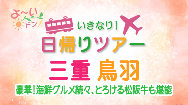 よーいドン いきなり日帰りツアー 三重県 鳥羽市