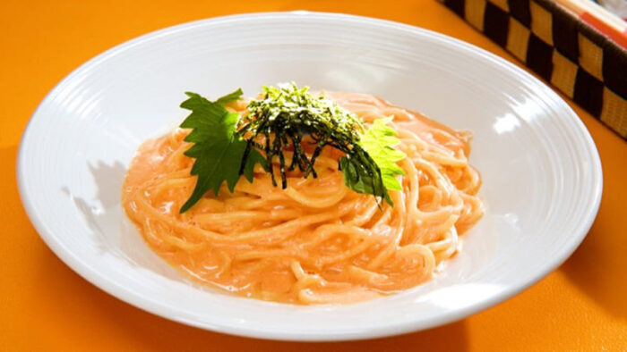 東京 八王子市 高尾山 イタリアン FuMoToYA ふもとや ちょっぴりクリーミーな 明太子スパゲッティ