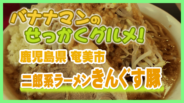 鹿児島県 奄美市 奄美大島 二郎系ラーメン きんぐす豚