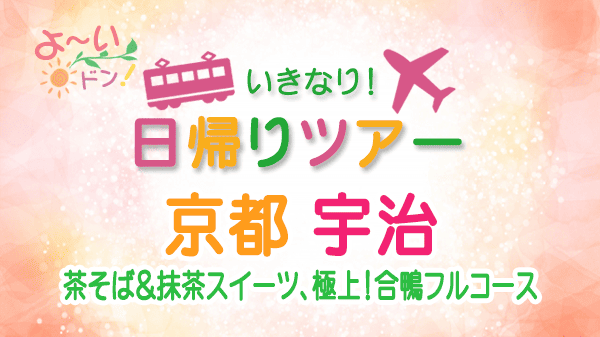 よーいドン いきなり日帰りツアー 京都 宇治市