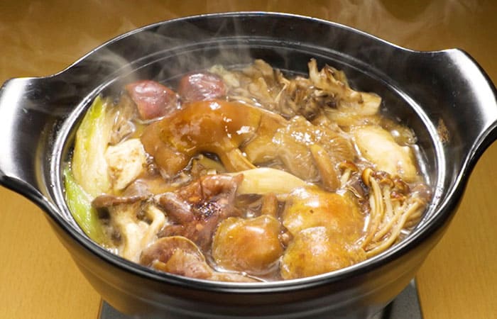 長野県 長野市 居酒屋 絹一 きのこ鍋