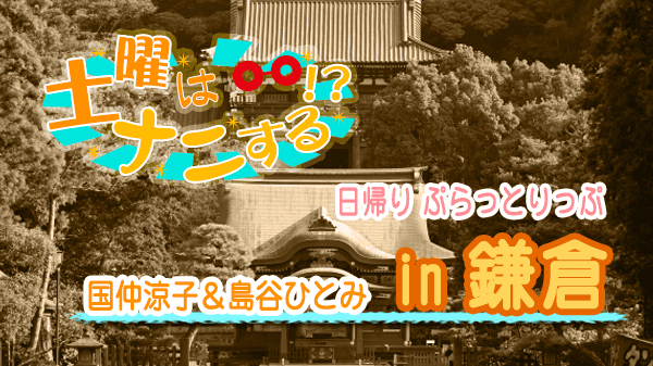 土曜はナニする 日帰り ぷらっとりっぷ 国仲涼子 島谷ひとみ 鎌倉