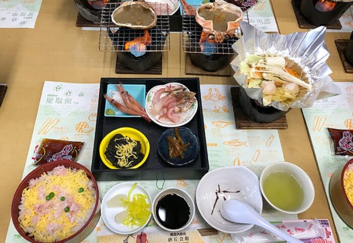 鳥取 砂丘会館 ズワイガニ まごころカニ御膳