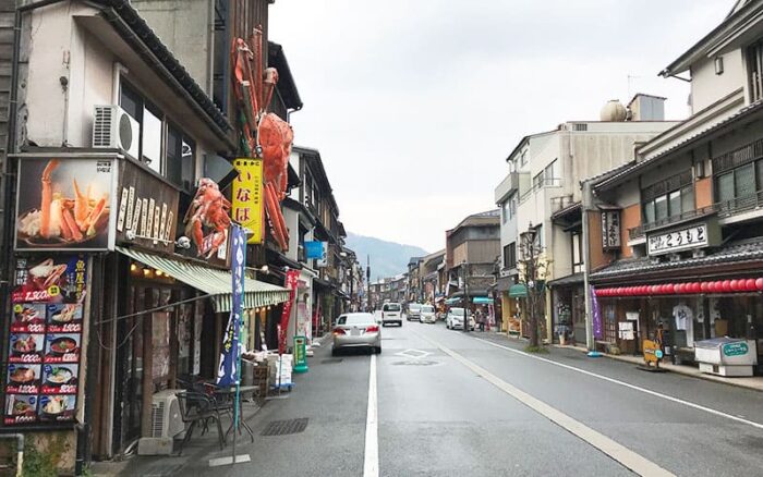 城崎温泉街 駅通り