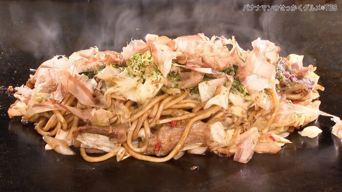 バナナマンのせっかくグルメ 京都市 下鴨 ここ家 焼きそば