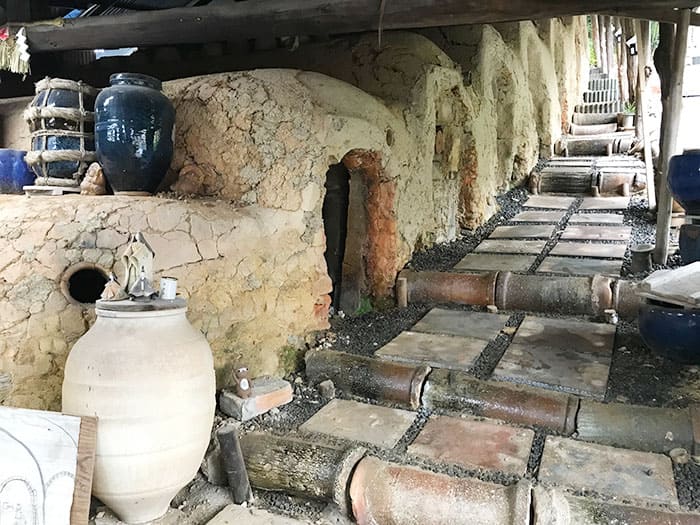 滋賀 信楽陶芸村 登り窯