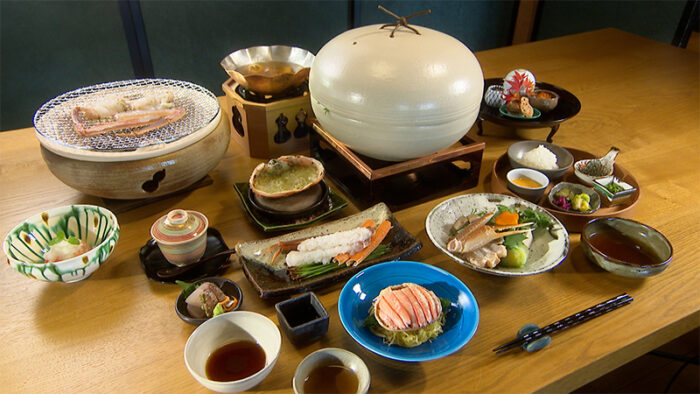 福井 若狭佳日 黄タグ越前がにフルコース