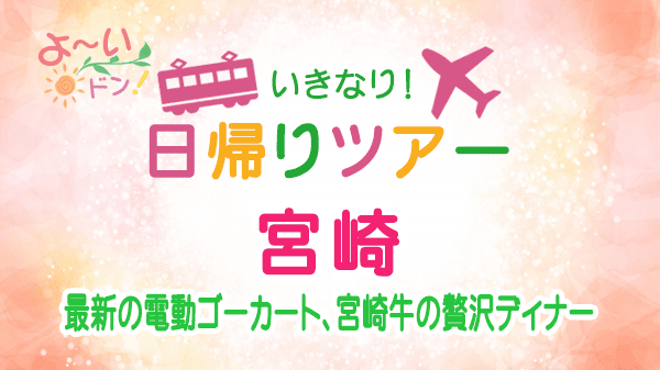 よーいドン いきなり日帰りツアー 宮崎