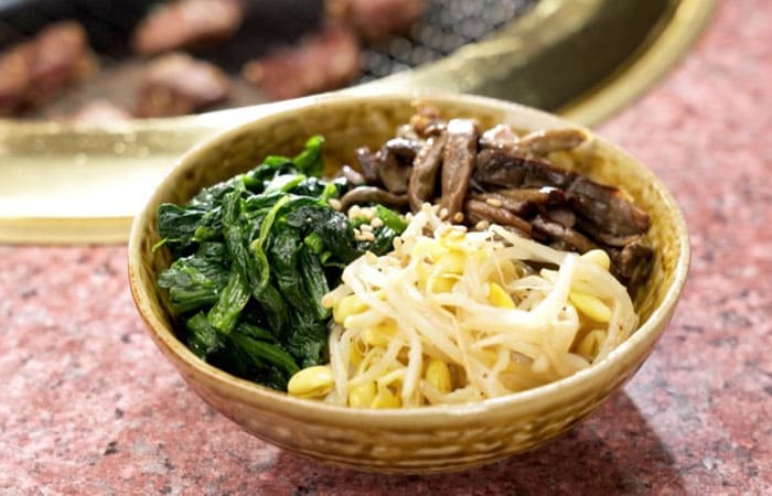 群馬 草津温泉 馬力屋 ナムルの盛り合わせ