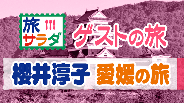 旅サラダ ゲストの旅 櫻井淳子 愛媛県 松山市 大洲市 宇和島市