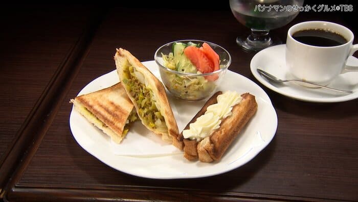バナナマンのせっかくグルメ 福岡 純喫茶 珈琲伊藤 ホットサンド