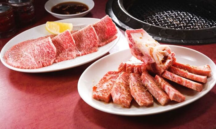 東京 下町 浅草 大衆焼肉 本とさや 特上骨付きカルビ 上ロース