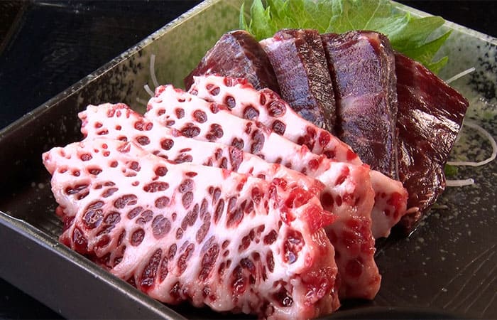 宮城県 石巻市 いしのまき元気いちば クジラ肉 鹿の子