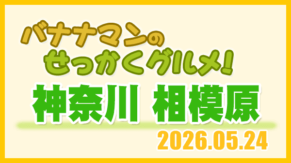 バナナンマンのせっかくグルメ 神奈川県 相模原市