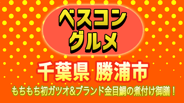 ベスコングルメ 千葉県 勝浦市 海鮮料理 初ガツオ 金目鯛