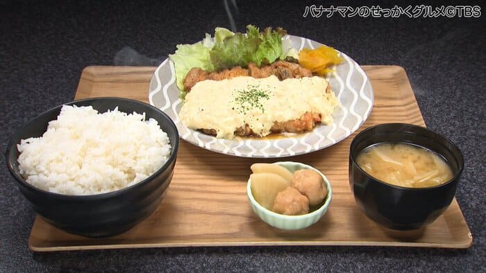 バナナンマンのせっかくグルメ 静岡県 三島市 特大チキン南蛮